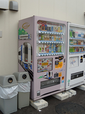 尾張旭検車区ミュースカイ自販機