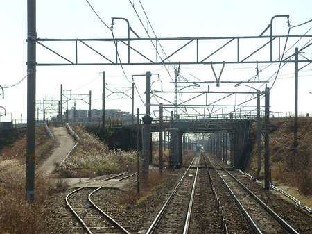 閉鎖された陸田陸橋