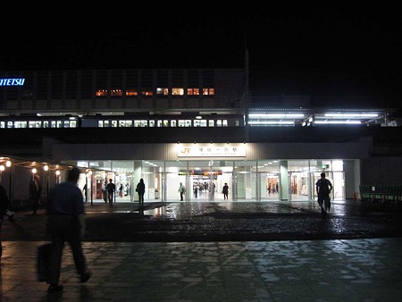 更地になった尾張一宮駅前