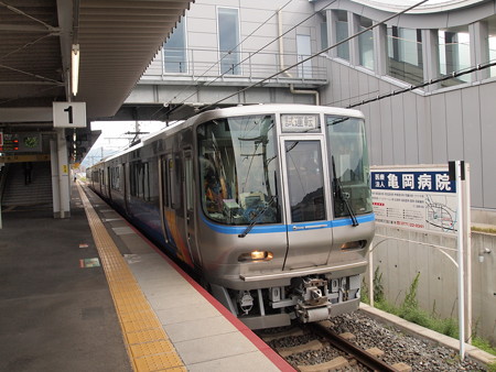 クモヤ223系 U@Tech 山陰本線亀岡駅
