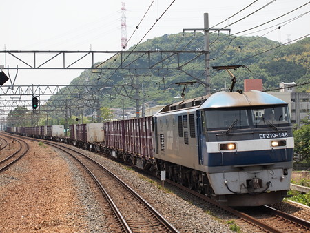 EF210貨物 東海道本線島本駅
