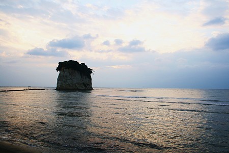 見附島 （軍艦島）の朝