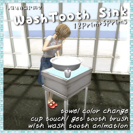 Wash Tooth Sink