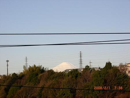 富士山(自宅近くから)