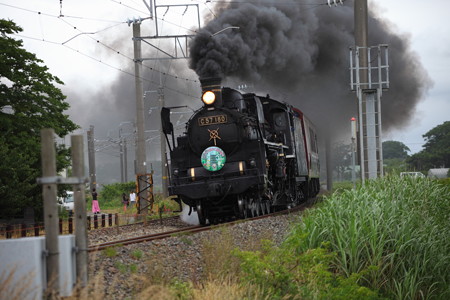 C57-180快速「SL山形DC架け橋号」５