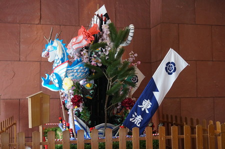 2014年 博多祇園山笠 東流の舁き山笠 四神守天而人護郷土(龍の舁き山) (4)