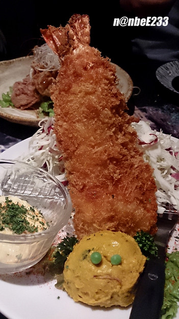 「グドンのおすすめ ツインテールのフライ」@1280円