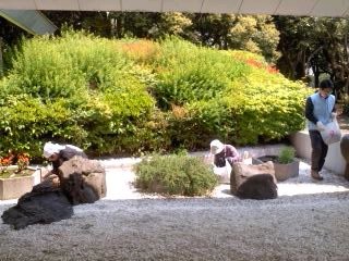 清掃奉仕(4月26日、神奈川縣護國神社)