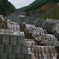 砂防施設　柳谷導流落差工
