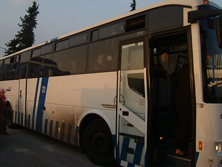 エルサレム行きアラブバス line 21